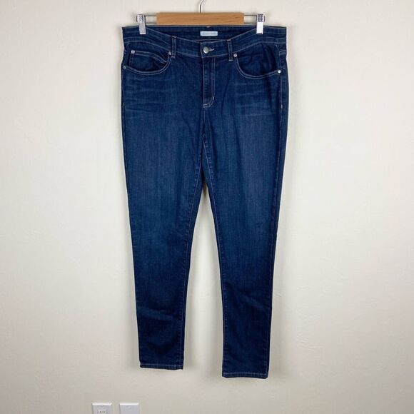 Eileen Fisher Organic Cotton Stretch Straight Ankle Jean - Picture 2 of 8